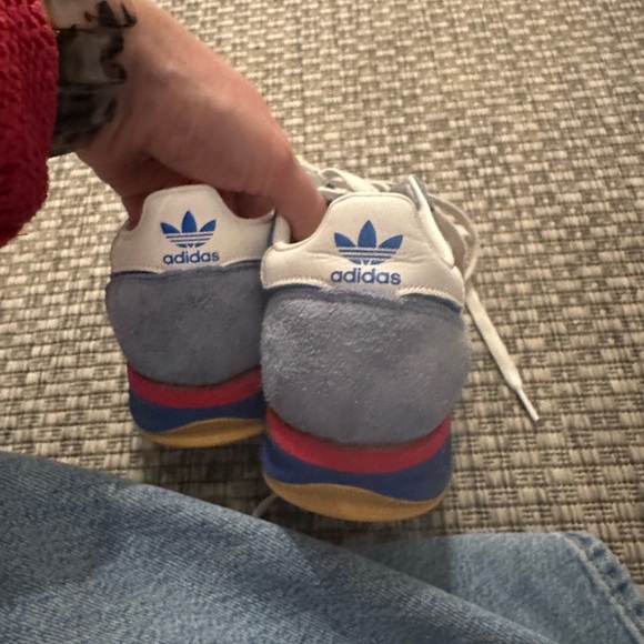 adidas SL 72 Blue, White & Red Retro Trainer - Picture 4 of 6